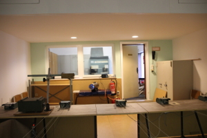 Feuerlinie mit Blick zum Aufenthaltsraum